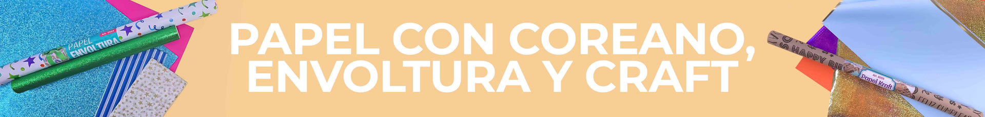 Papel Coreano, Envolturas y Kraft