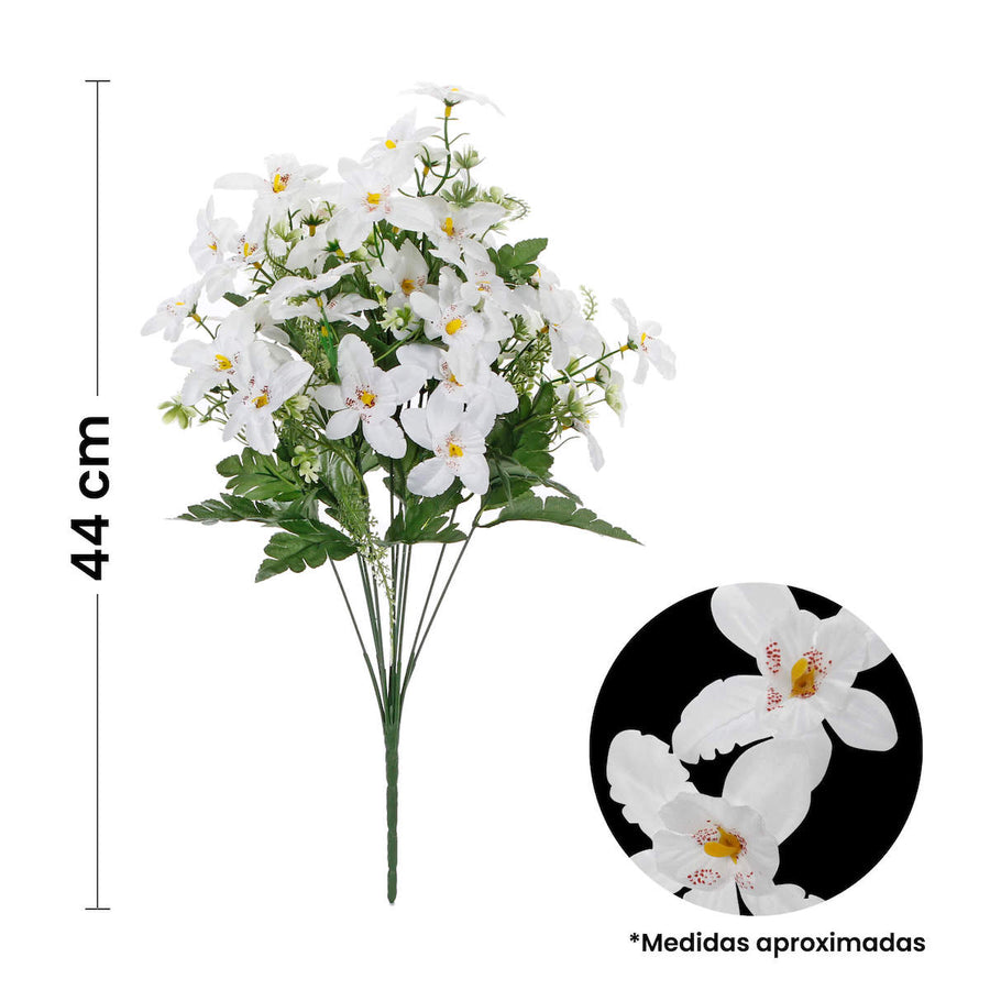 Art.10474 Ramo Orquídea Fina x10 44cm 1pz