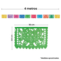 Art.10652 Guía De Plástico Toda Ocasión 4m 1pz