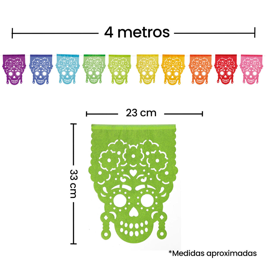Art.10712 Guía De Papel Frida Grande 33x23cm     2m 1pz