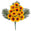 Fantasías Miguel Art.10930 Abanico Girasol x12 50cm 1pz Amarillo