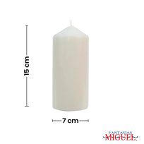 Art.11294 Vela Cirio Sin Aroma 15x7cm 1pz