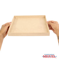 Art.11321 Charola Cuadrada 2.5x32cm 1pz
