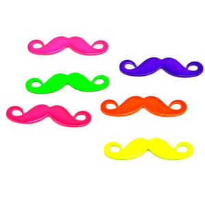 Art.11367 Dije Bigote Colores Neón