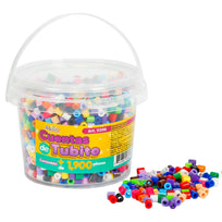 Art.11396 Kit Cubeta Con Cuentas De Tubito 7.3x9cm 1pz