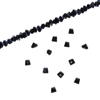 Art.11646 Cuenta Cristal Facetada 4mm Hilo 35cm (aprox 128pz)