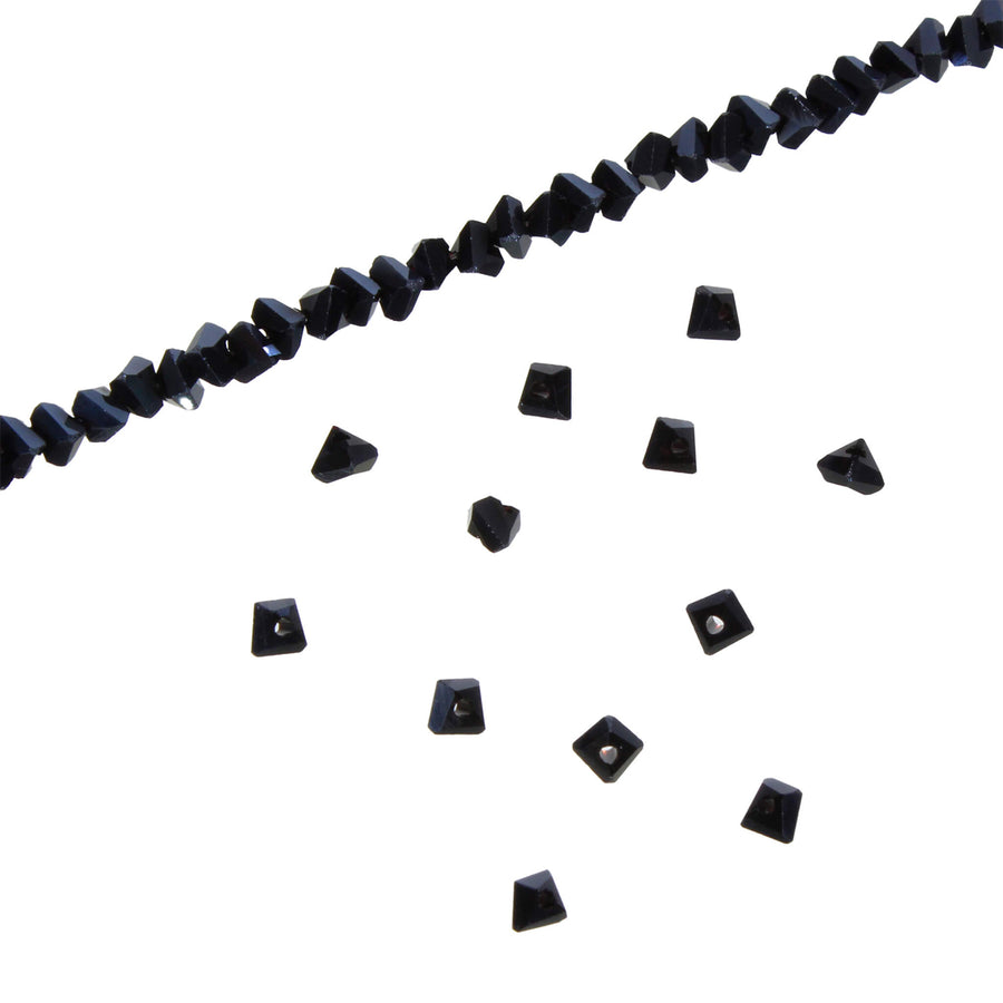 Art.11646 Cuenta Cristal Facetada 4mm Hilo 35cm (aprox 128pz)