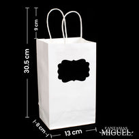 Art.1179 Bolsa Papel Con Calcomanía 21x13x8cm 5pz