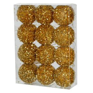 Art.11845 Esfera Escarchada 50mm C/12pz