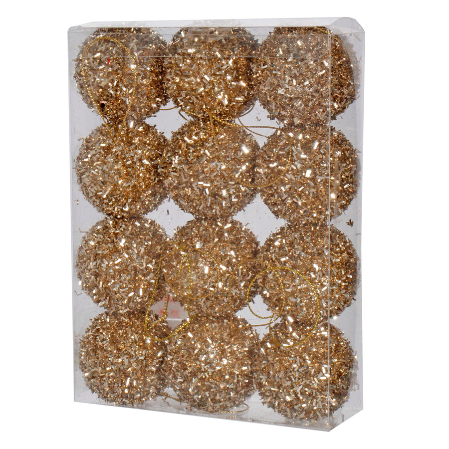 Art.11845 Esfera Escarchada 50mm C/12pz