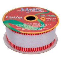 Art.11888 Listón Borde Lineas 3.8cm 9m