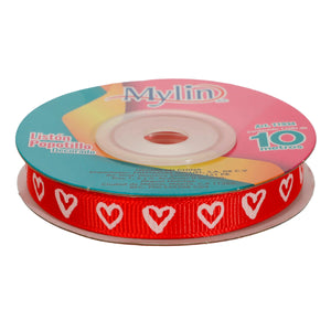 Art.11934 Listón Popotillo Corazón 10mm 10m