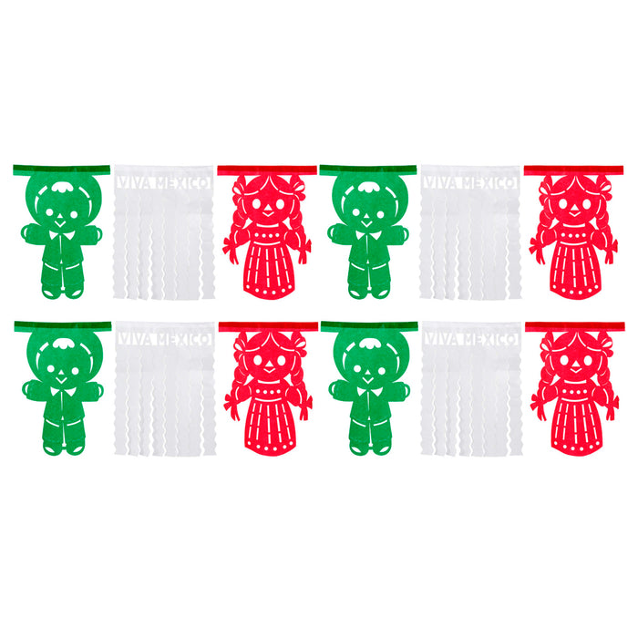 Art.12172 Guía Papel Charritos Grande 32cm 4m