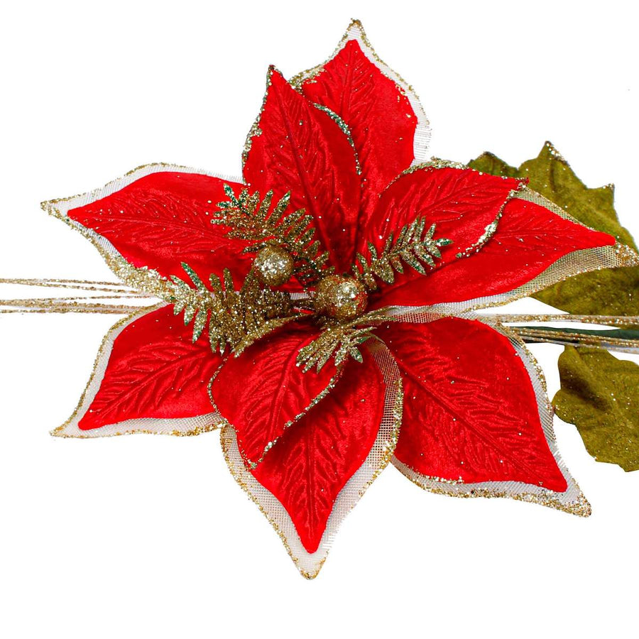 Art.1218 Vara Nochebuena 37cm 1pz