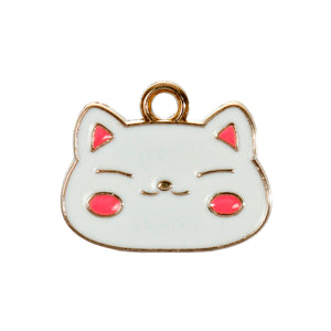 Art.12252 Dije Gato 13x15mm B/3pz