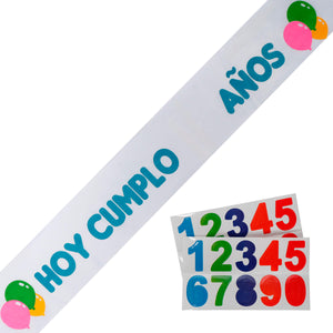 Art.12333 Banda Hoy Cumplo C/Sticke 160c