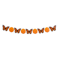 Art.12399 Banderín Mariposas x9 12x16cm 2m