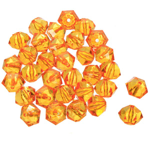 Art.1317 Cuenta Acrílica Hexagonal Facetada