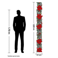 Art.1494 Guía Navidad Decorada 1.8m 1pz