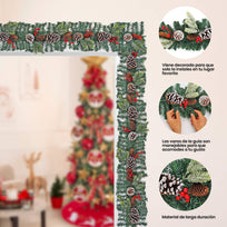 Art.1693 Guía Navidad Decorada 1.8m 1pz