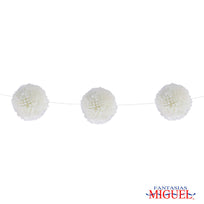 Art.1760 Guía Pom Poms 4cm 1.5m 10pz