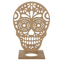 Art.1828 Calavera Linterna C/Base 14x10