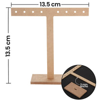 Art.2108 Base para Aretes Madera 13.5x13.5x4cm 1pz