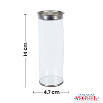 Art.2160 Cilindro Pvc Tapa Metálica 14x4.7cm 1pz