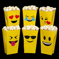 Art.2261 Caja Para Palomitas Emoji 13x7.5x5cm 6pz