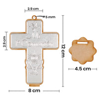 Art.2393 Cruz Primera Comunión Repujado 12x8cm 1pz