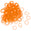 Fantasías Miguel Art.2798 Ligas Para Joyería  9g (aprox 150pz) Naranja