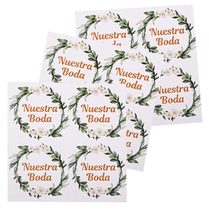 Art.2866 Calcomanía Círculo Nuestra Boda