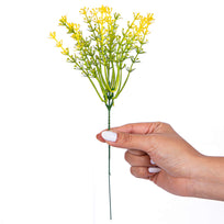 Art.3142 Planta Mini Flor Con 4 Varas 25cm 1pz