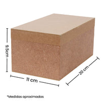 Art.3218 Caja Rectangular Mediana 9.5x20x11cm 1pz