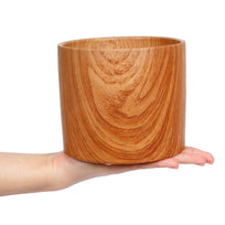 Art.3443 Base Cerámica Acabado Madera 12x14x14cm 1pz