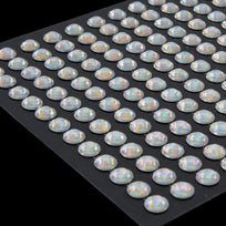 Art.3690 Piedra Acrílica Láser Con Adhesivo 6mm 1 Planilla (aprox 234pz)