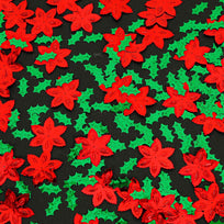 Art.3768 Lentejuela Nochebuena 4.2cm 50g