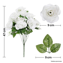 Art.3788 Ramo De Rosas X10 Flores 46cm 1pz