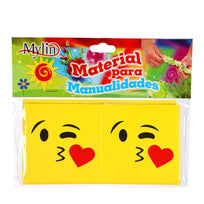 Art.4023 Caja Emoji 6.5cm 6pz