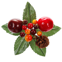 Art.408 Pick Navidad De Frutas 11cm 1pz