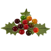 Art.4102 Pick De Cerezas x12 Con Hojas 8cm 1pz