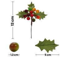 Art.4102 Pick De Cerezas x12 Con Hojas 8cm 1pz