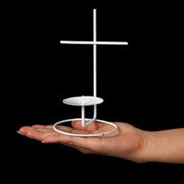 Art.4113 Herrería Cruz Para Vela 16x10x8.5cm 1pz