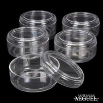 Art.4185 Caja De Plástico Redonda 2.5x5cm 5pz