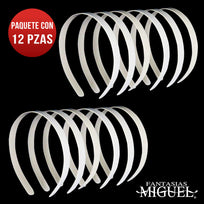 Art.4251 Diadema Sin Dientes 13cmx14mm 12pz