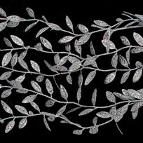 Art.4361 Follaje Colgante Diamantado 95cm 1pz