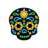 Art.4400 Calavera Color Neón