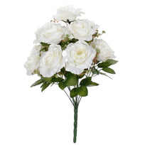 Art.4641 Ramo De Rosas Abiertas X11 Flores con Follaje