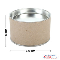 Art.4987 Caja Cilindro De Cartón 5x8.6cm 1pz