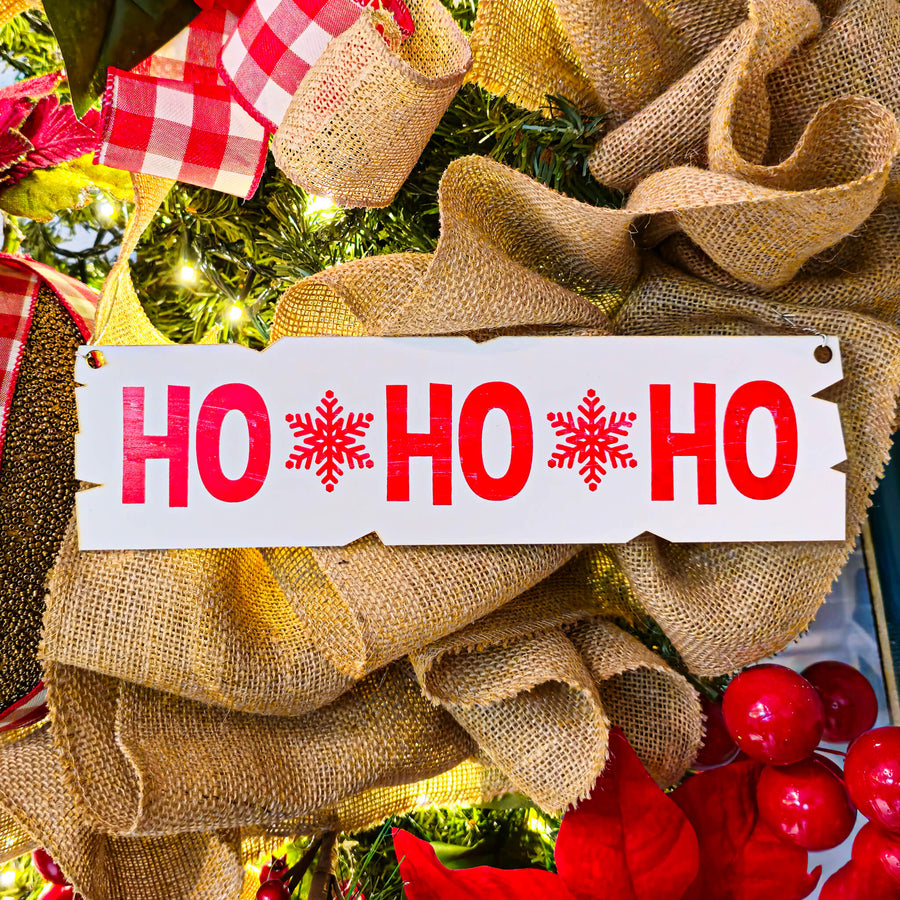 Art.5147 Letrero Navidad Color 8.5x30cm     (Aprox) 1pz